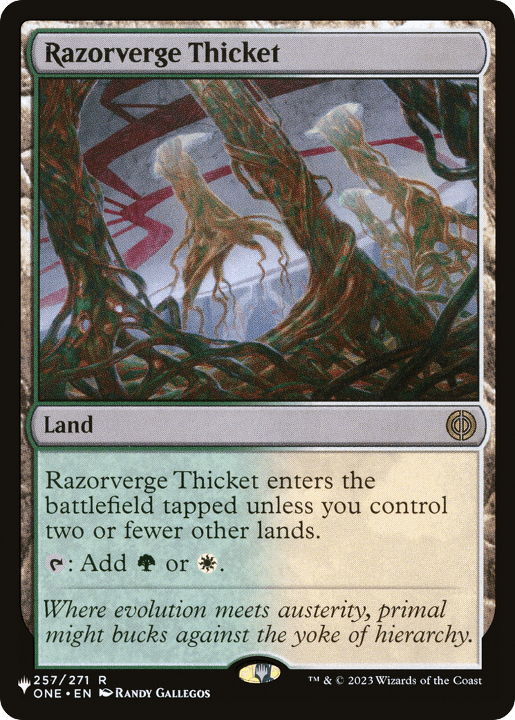 Razorverge Thicket [The List] MTG Single Magic: The Gathering  | Multizone: Comics And Games