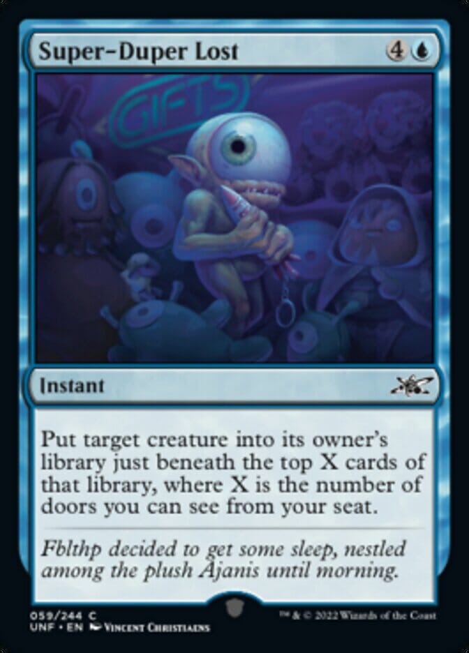 Super-Duper Lost [Unfinity] MTG Single Magic: The Gathering  | Multizone: Comics And Games