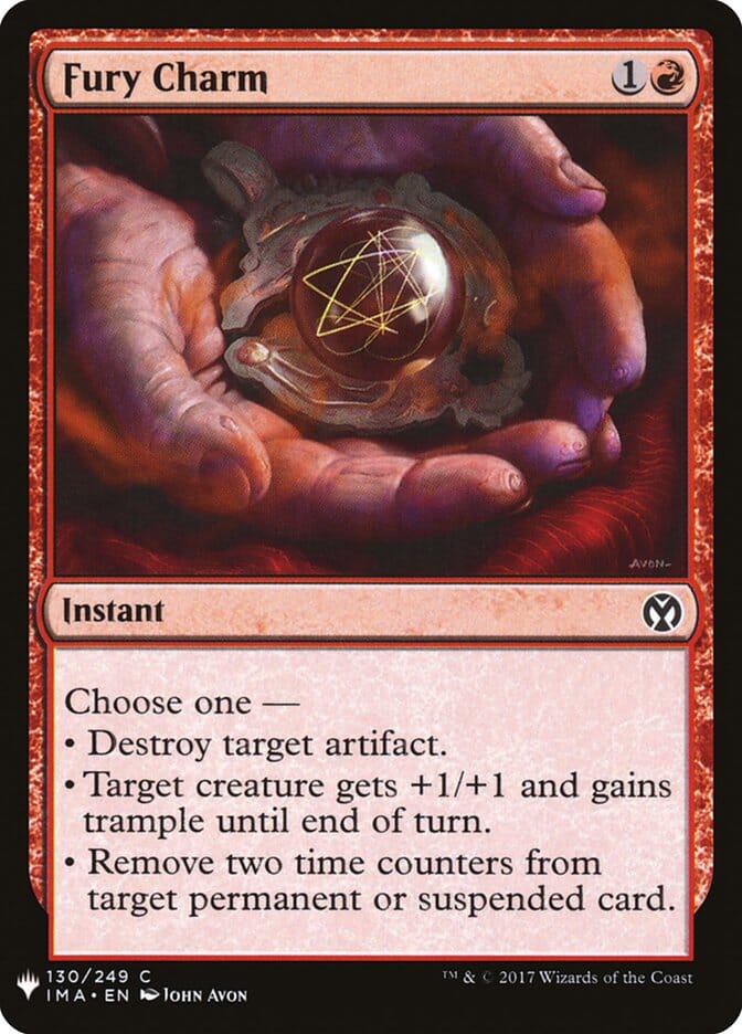 Fury Charm [Mystery Booster] MTG Single Magic: The Gathering  | Multizone: Comics And Games