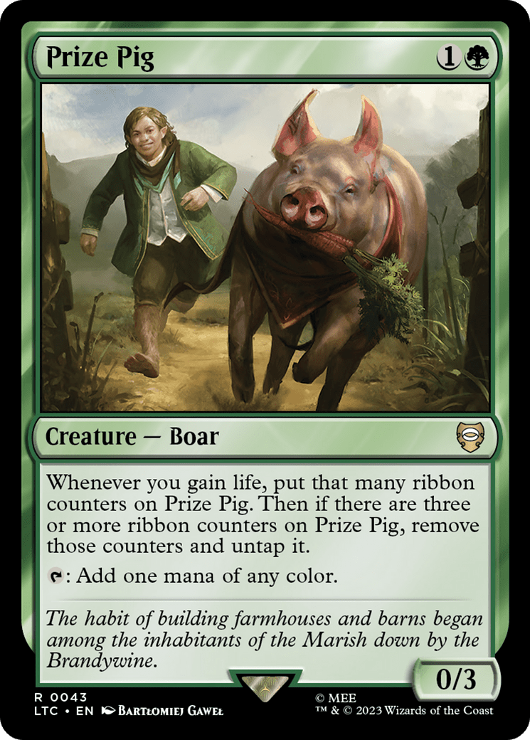 Prize Pig [The Lord of the Rings: Tales of Middle-Earth Commander] MTG Single Magic: The Gathering  | Multizone: Comics And Games