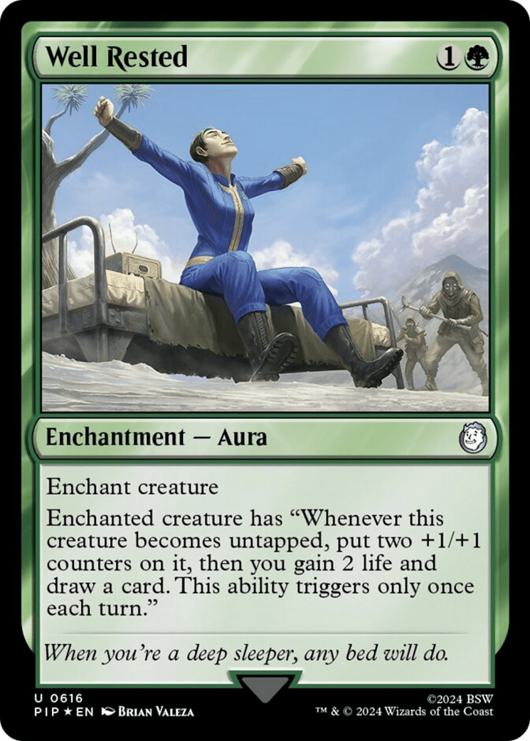 Well Rested (Surge Foil) [Fallout] MTG Single Magic: The Gathering  | Multizone: Comics And Games