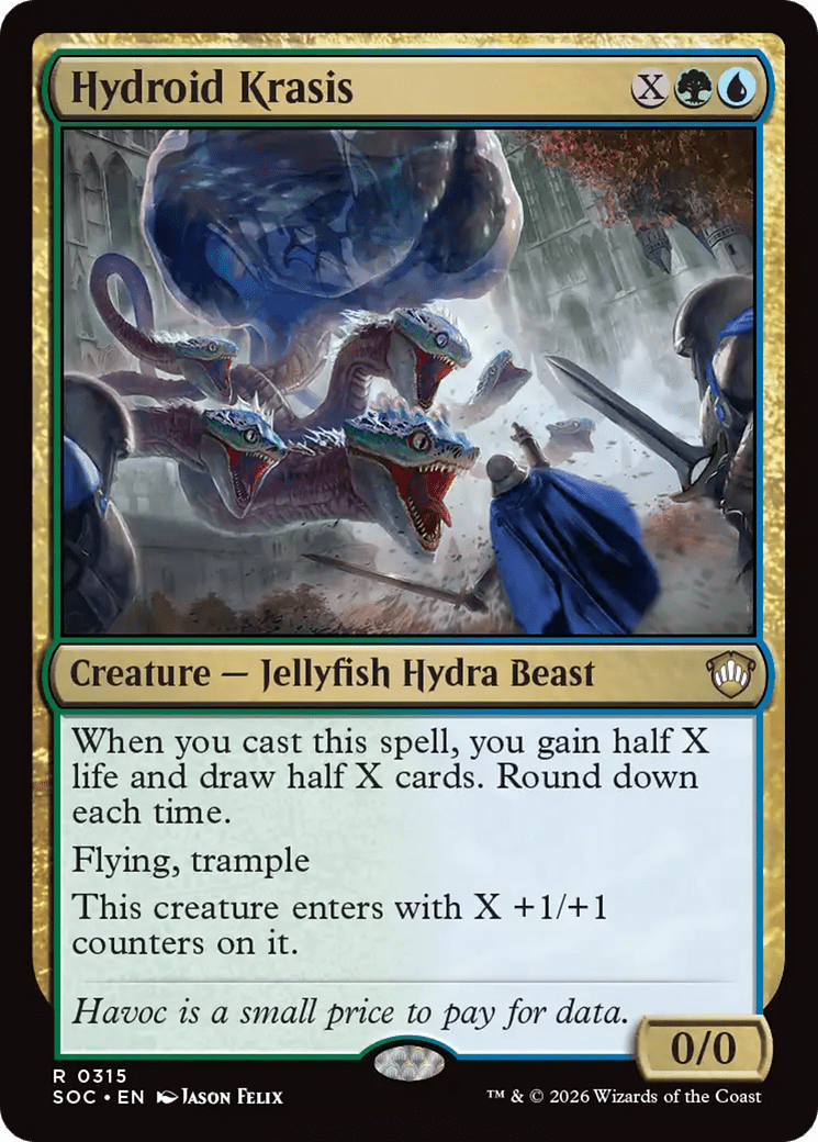 Hydroid Krasis [Secrets of Strixhaven Commander] MTG Single Magic: The Gathering  | Multizone: Comics And Games
