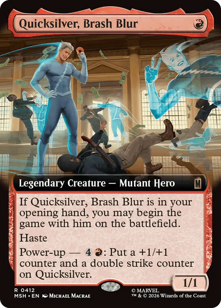 Quicksilver, Brash Blur (Extended Art) [Marvel Super Heroes] | Multizone: Comics And Games