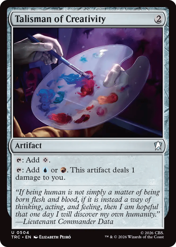 Talisman of Creativity [Star Trek Commander] MTG Single Magic: The Gathering  | Multizone: Comics And Games