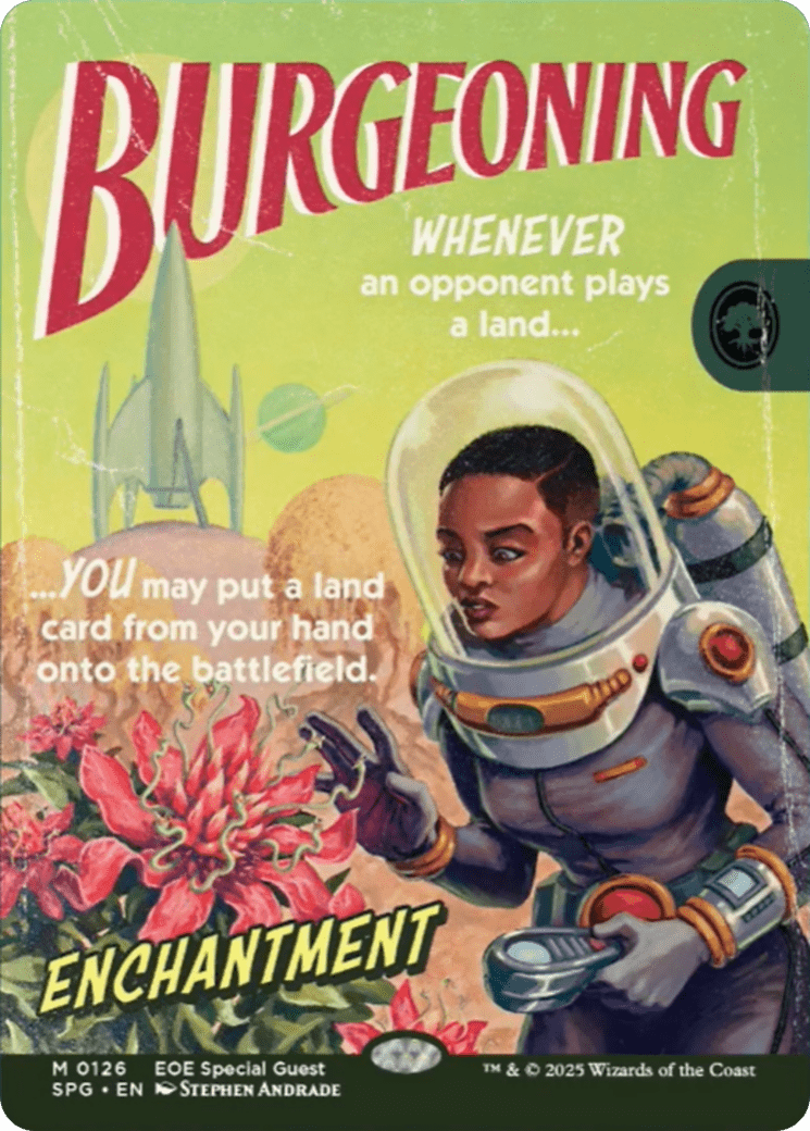 Burgeoning (Showcase) [Edge of Eternities Special Guests] MTG Single Magic: The Gathering  | Multizone: Comics And Games