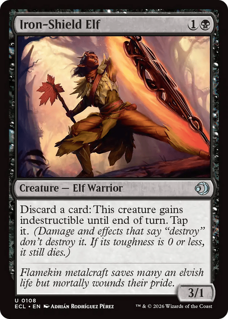 Iron-Shield Elf [Lorwyn Eclipsed] MTG Single Magic: The Gathering  | Multizone: Comics And Games