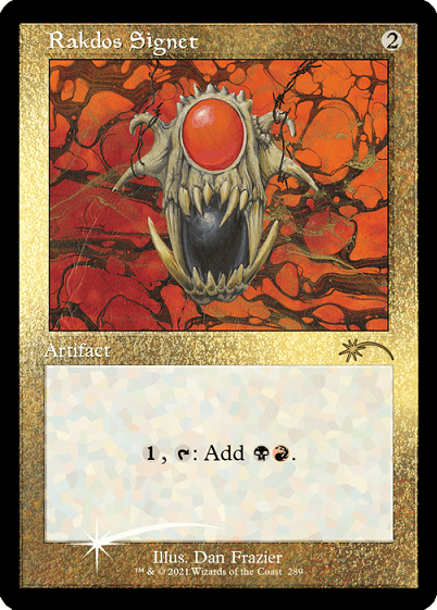 Rakdos Signet (Retro) (Foil Etched) [Secret Lair Drop Series] MTG Single Magic: The Gathering  | Multizone: Comics And Games