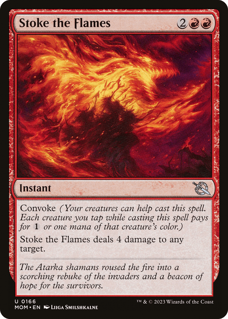 Stoke the Flames [March of the Machine] MTG Single Magic: The Gathering  | Multizone: Comics And Games