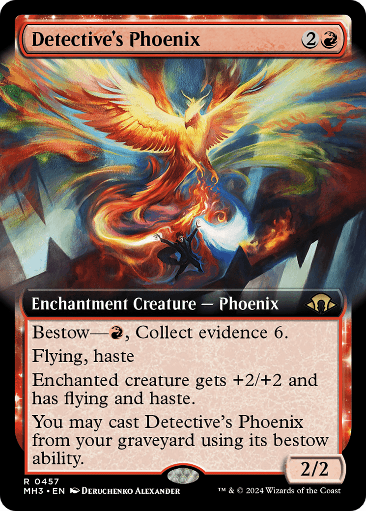 Detective's Phoenix (Extended Art) [Modern Horizons 3] MTG Single Magic: The Gathering  | Multizone: Comics And Games