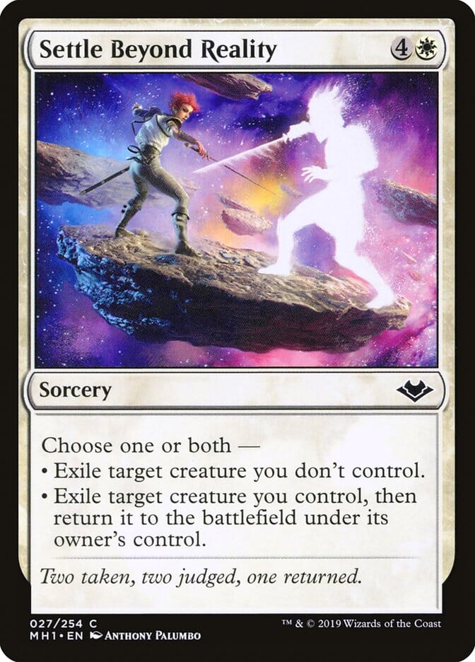 Settle Beyond Reality [Modern Horizons] MTG Single Magic: The Gathering  | Multizone: Comics And Games