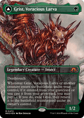 Grist, Voracious Larva // Grist, the Plague Swarm (Borderless) (Textured Foil) [Modern Horizons 3] MTG Single Magic: The Gathering  | Multizone: Comics And Games