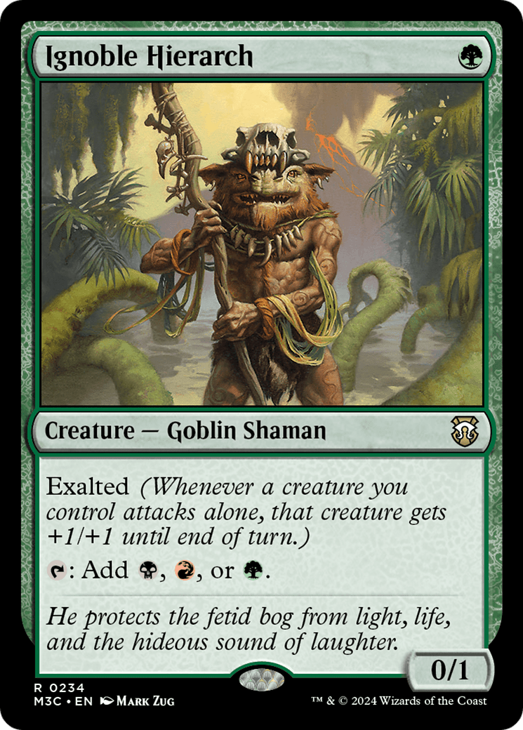 Ignoble Hierarch [Modern Horizons 3 Commander] MTG Single Magic: The Gathering  | Multizone: Comics And Games