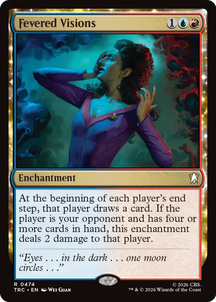 Fevered Visions (Surge Foil) [Star Trek Commander] MTG Single Magic: The Gathering  | Multizone: Comics And Games