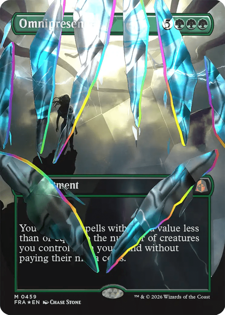 Omnipresence (Borderless) (Facet Foil) (0459) [Reality Fracture] MTG Single Magic: The Gathering  | Multizone: Comics And Games