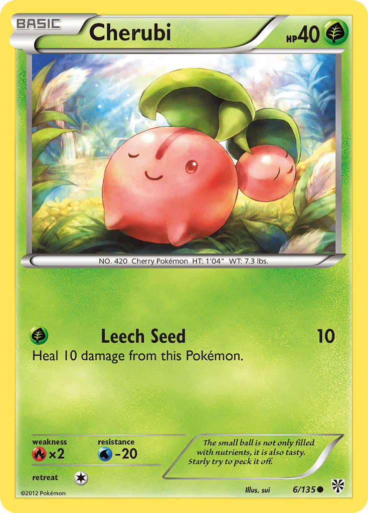 Cherubi (6/135) [Black & White: Plasma Storm] Pokemon Single Pokémon  | Multizone: Comics And Games