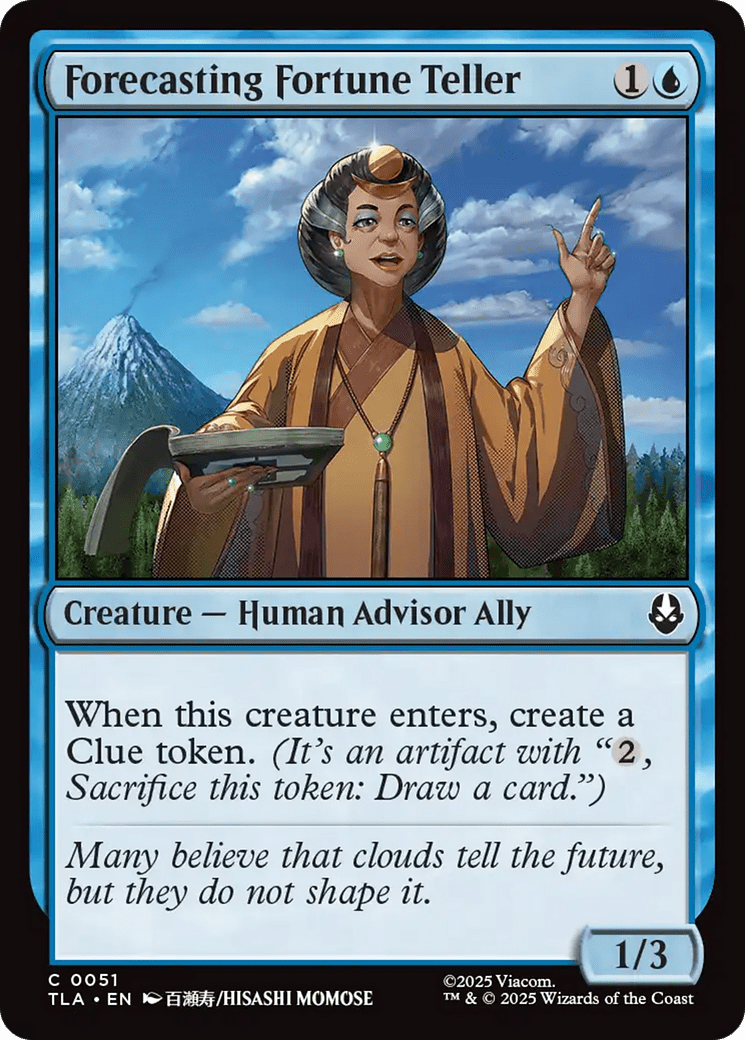 Forecasting Fortune Teller [Avatar: The Last Airbender] MTG Single Magic: The Gathering  | Multizone: Comics And Games