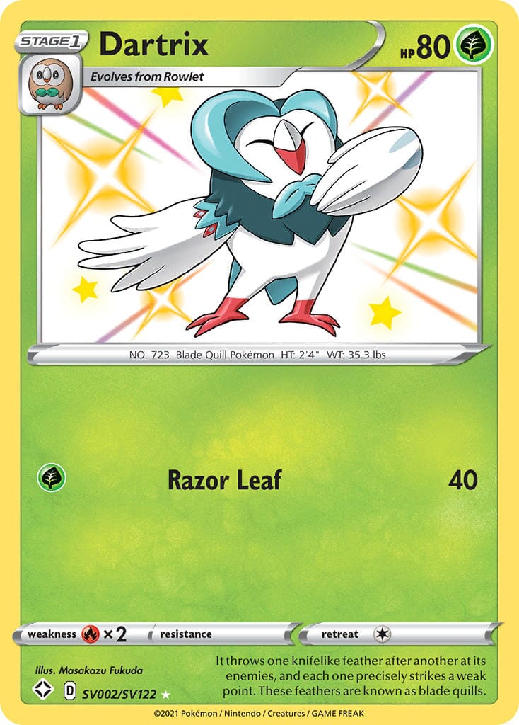 Dartrix (SV002/SV122) [Sword & Shield: Shining Fates] Pokemon Single Pokémon  | Multizone: Comics And Games
