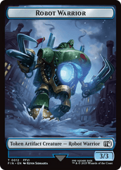 Robot Warrior (0012) // Copy (0001) Double-Sided Token [FINAL FANTASY Tokens] MTG Single Magic: The Gathering  | Multizone: Comics And Games