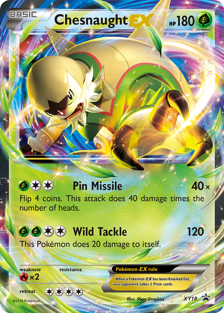 Chesnaught EX (XY18) [XY: Black Star Promos] Pokemon Single Pokémon  | Multizone: Comics And Games