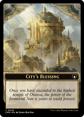 City's Blessing // Construct (0075) Double-Sided Token [Commander Masters Tokens] MTG Single Magic: The Gathering  | Multizone: Comics And Games