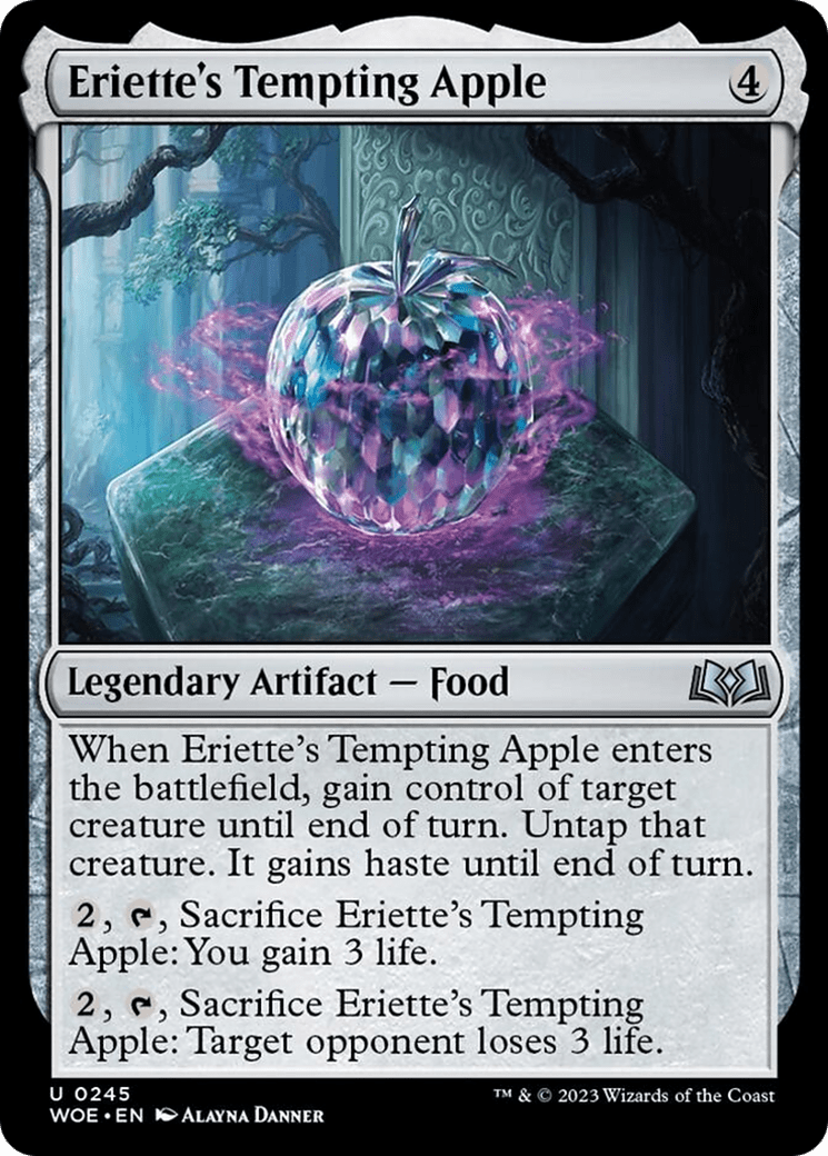 Eriette's Tempting Apple [Wilds of Eldraine] MTG Single Magic: The Gathering  | Multizone: Comics And Games