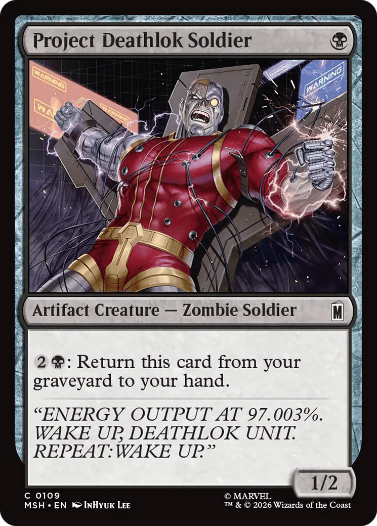 Project Deathlok Soldier [Marvel Super Heroes] MTG Single Magic: The Gathering  | Multizone: Comics And Games