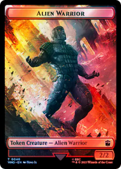Copy // Alien Warrior Double-Sided Token (Surge Foil) [Doctor Who Tokens] MTG Single Magic: The Gathering  | Multizone: Comics And Games