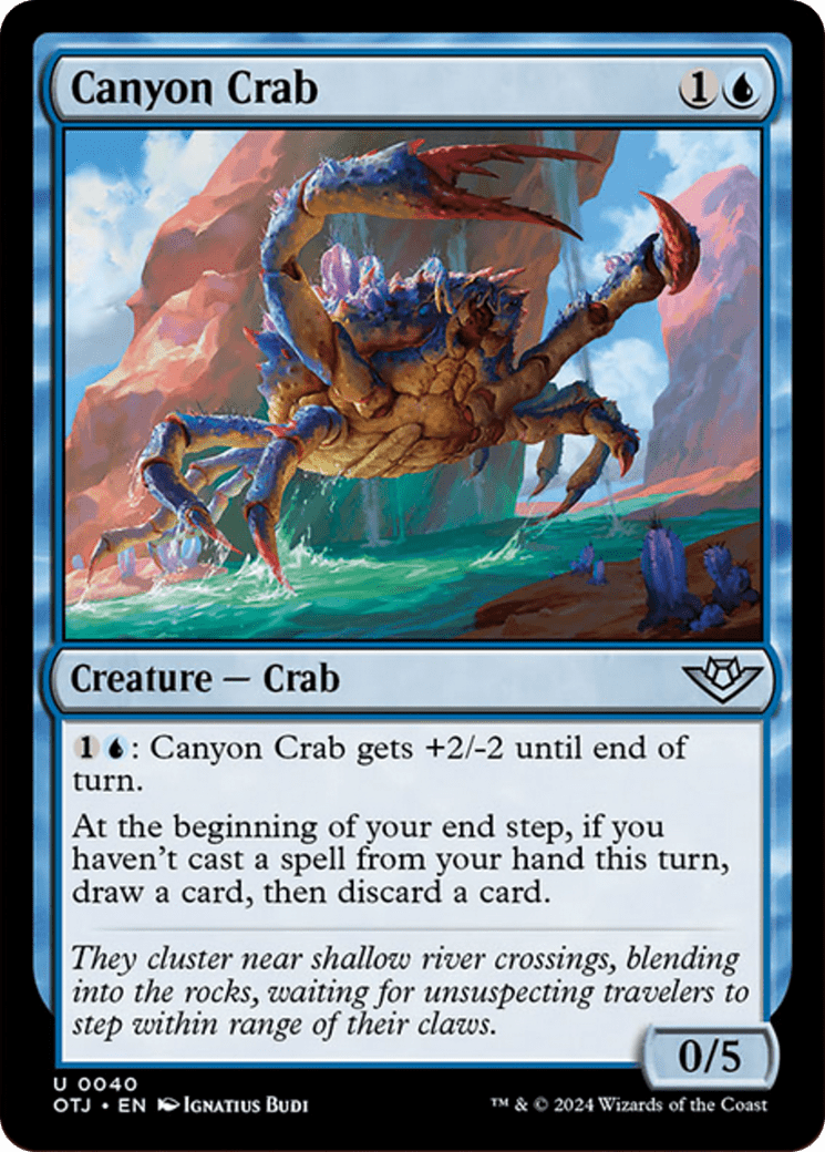 Canyon Crab [Outlaws of Thunder Junction] MTG Single Magic: The Gathering  | Multizone: Comics And Games