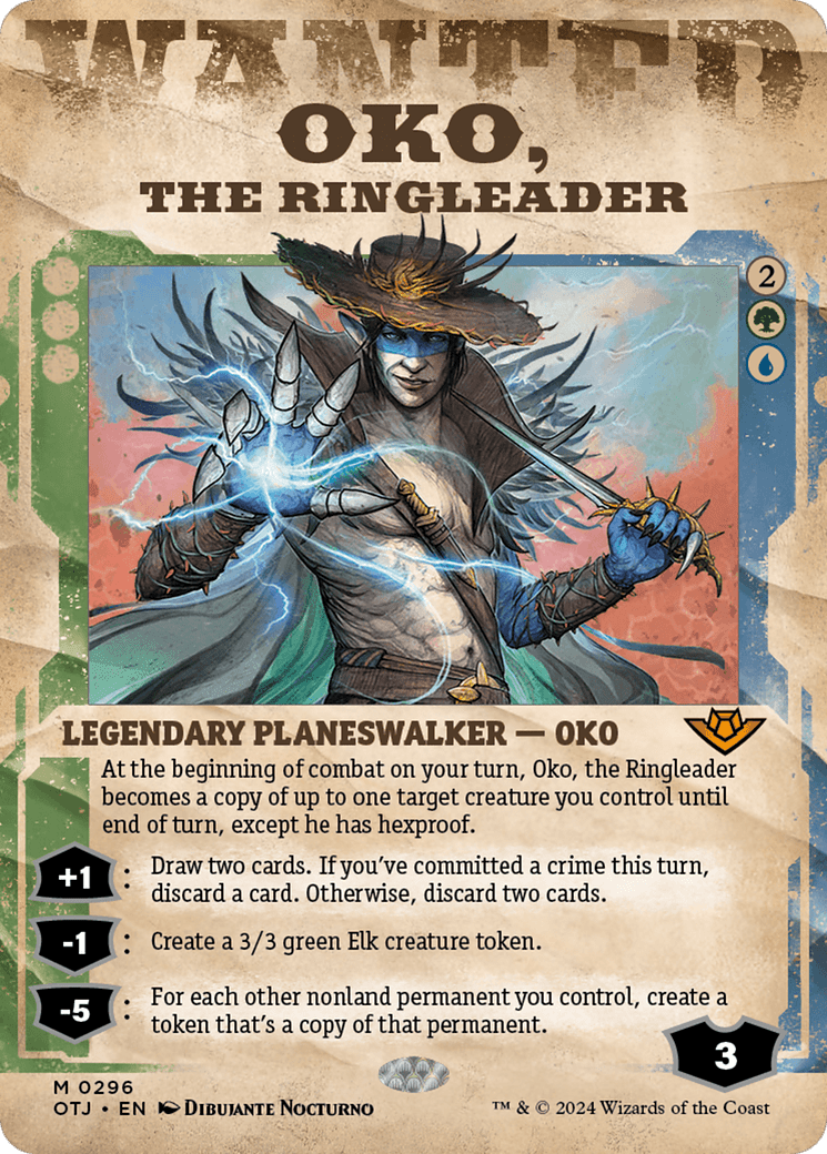 Oko, the Ringleader (Showcase) [Outlaws of Thunder Junction] MTG Single Magic: The Gathering  | Multizone: Comics And Games