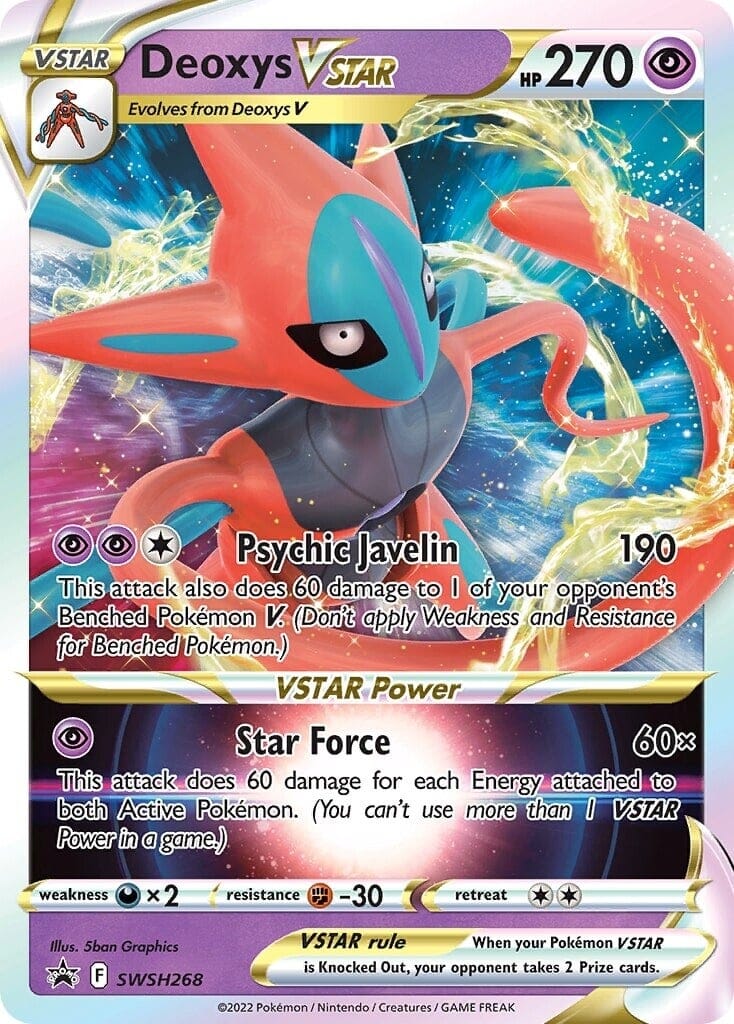 Deoxys VSTAR (SWSH268) [Sword & Shield: Black Star Promos] Pokemon Single Pokémon  | Multizone: Comics And Games