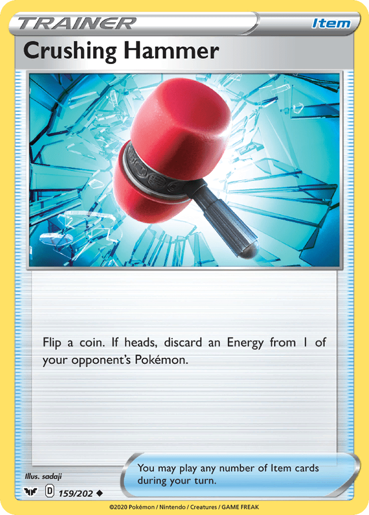Crushing Hammer (159/202) [Sword & Shield: Base Set] Pokemon Single Pokémon  | Multizone: Comics And Games