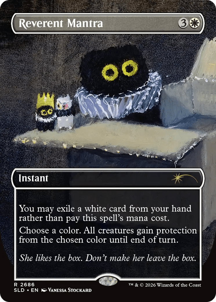 Reverent Mantra [Secret Lair Drop Series] MTG Single Magic: The Gathering  | Multizone: Comics And Games
