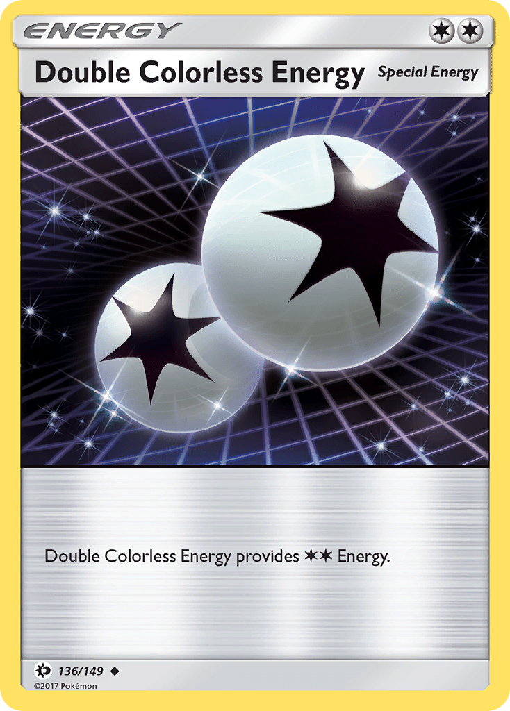 Double Colorless Energy (136/149) [Sun & Moon: Base Set] Pokemon Single Pokémon  | Multizone: Comics And Games