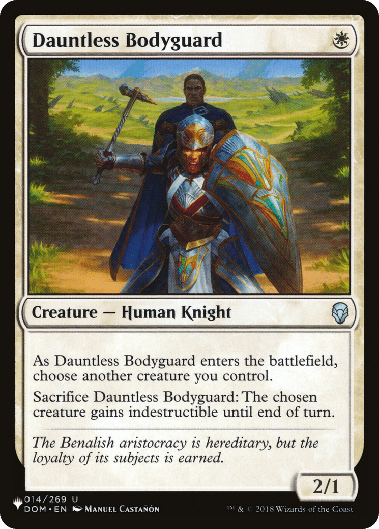 Dauntless Bodyguard [The List] MTG Single Magic: The Gathering  | Multizone: Comics And Games