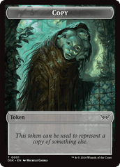 Copy // Manifest Double-Sided Token [Duskmourn: House of Horror Tokens] MTG Single Magic: The Gathering  | Multizone: Comics And Games