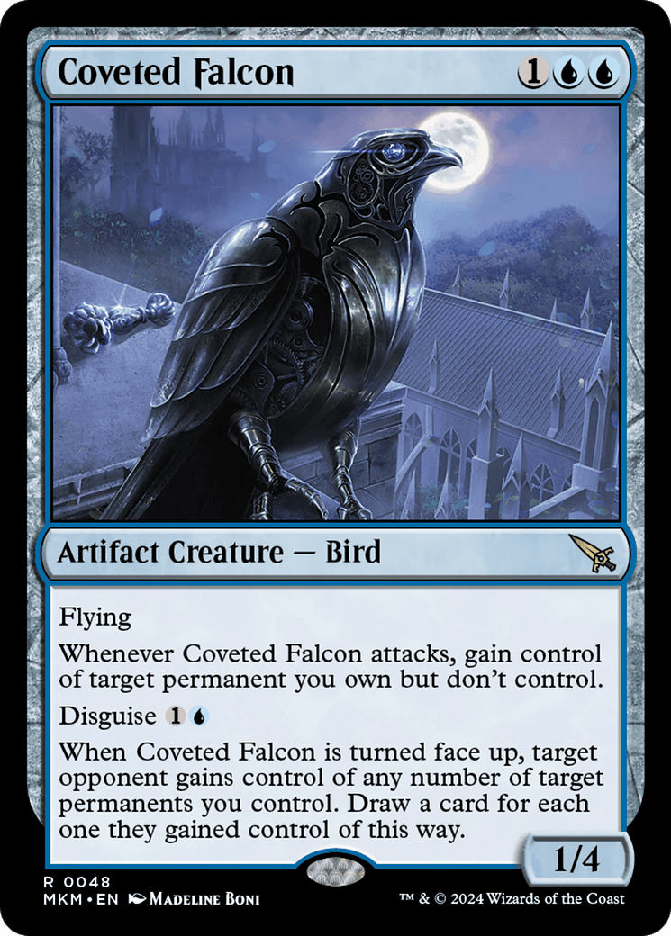 Coveted Falcon [Murders at Karlov Manor] MTG Single Magic: The Gathering  | Multizone: Comics And Games