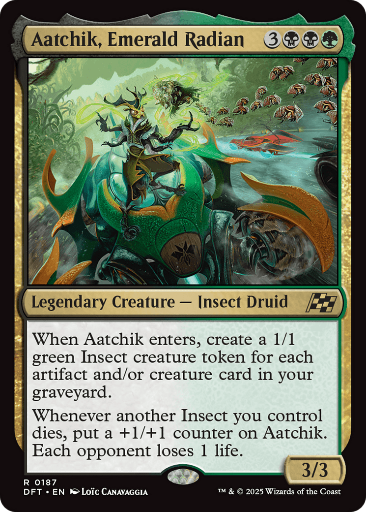 Aatchik, Emerald Radian [Aetherdrift] MTG Single Magic: The Gathering  | Multizone: Comics And Games