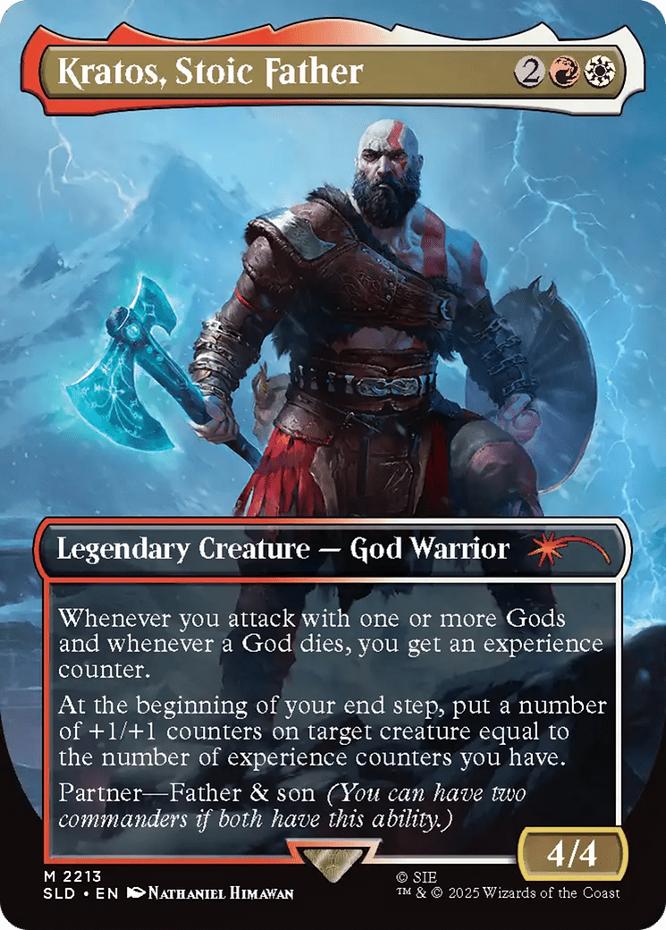 Kratos, Stoic Father [Secret Lair Drop Series] MTG Single Magic: The Gathering  | Multizone: Comics And Games