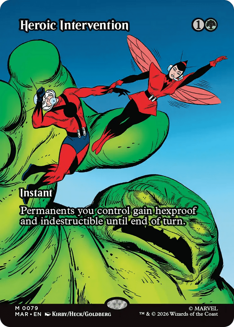 Heroic Intervention (0079) (Borderless) [Marvel Universe: Eternal-Legal] MTG Single Magic: The Gathering  | Multizone: Comics And Games