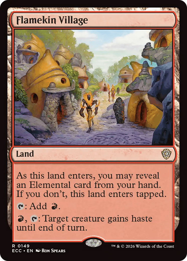 Flamekin Village [Lorwyn Eclipsed Commander] MTG Single Magic: The Gathering  | Multizone: Comics And Games