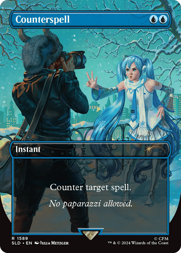 Counterspell (1589) (Rainbow Foil) [Secret Lair Drop Series] MTG Single Magic: The Gathering  | Multizone: Comics And Games