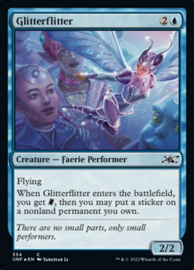 Glitterflitter (Galaxy Foil) [Unfinity] MTG Single Magic: The Gathering  | Multizone: Comics And Games