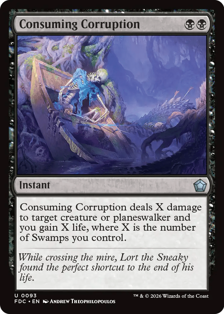 Consuming Corruption [Foundations Commander] MTG Single Magic: The Gathering  | Multizone: Comics And Games