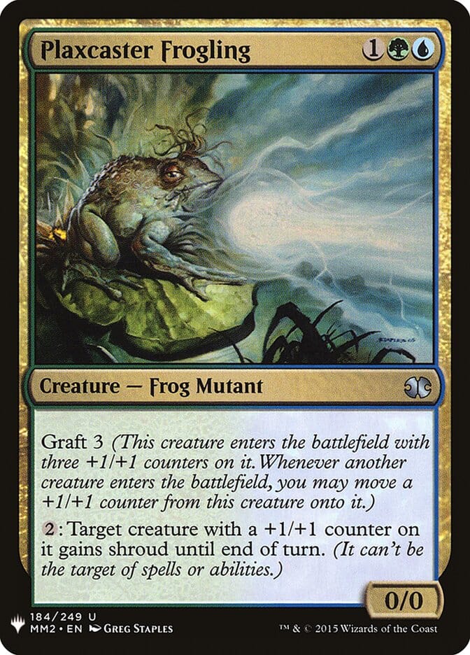 Plaxcaster Frogling [Mystery Booster] MTG Single Magic: The Gathering  | Multizone: Comics And Games