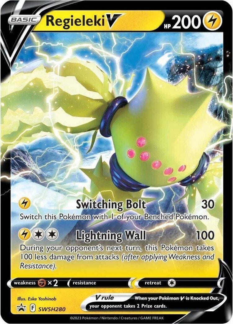 Regieleki V (SWSH280) [Sword & Shield: Black Star Promos] Pokemon Single Pokémon  | Multizone: Comics And Games