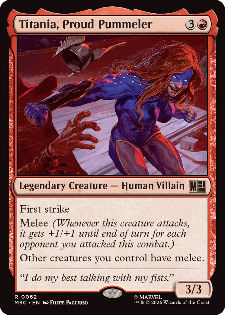 Titania, Proud Pummeler [Marvel Super Heroes Commander] | Multizone: Comics And Games