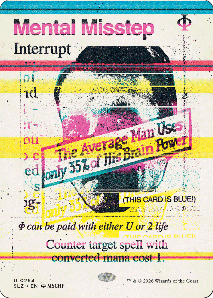Mental Misstep (0264) [Secret Lair x MSCHF: The Zeta Set] | Multizone: Comics And Games