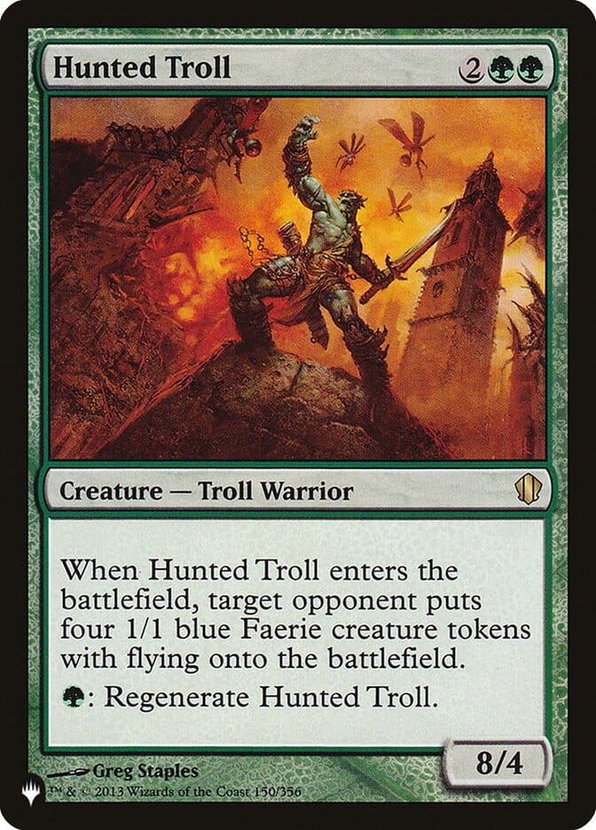 Hunted Troll [The List] MTG Single Magic: The Gathering  | Multizone: Comics And Games