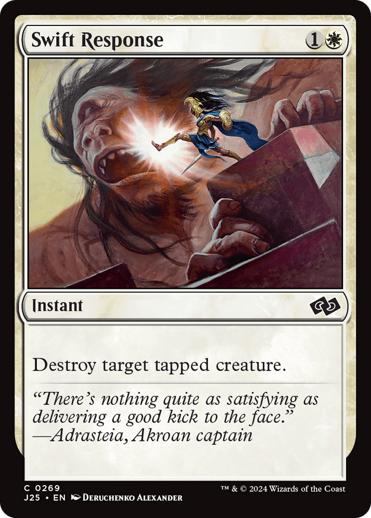 Swift Response [Foundations Jumpstart] MTG Single Magic: The Gathering  | Multizone: Comics And Games