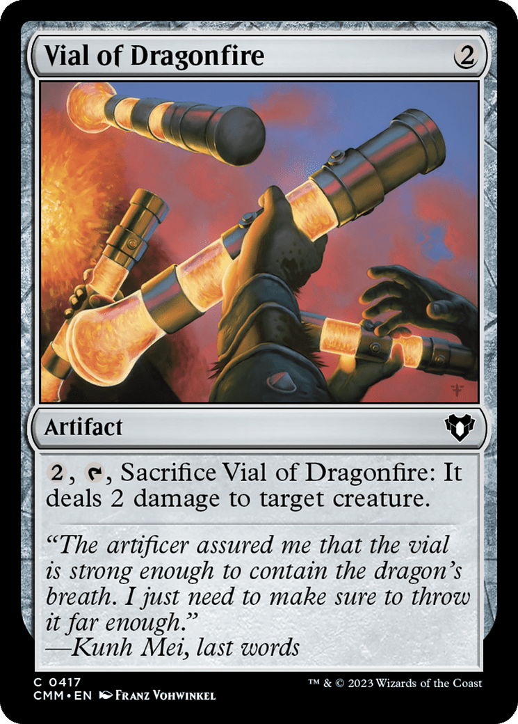 Vial of Dragonfire [Commander Masters] MTG Single Magic: The Gathering  | Multizone: Comics And Games